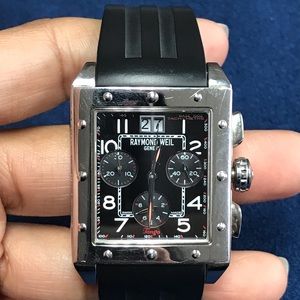 Raymond Weil Watch Black Band